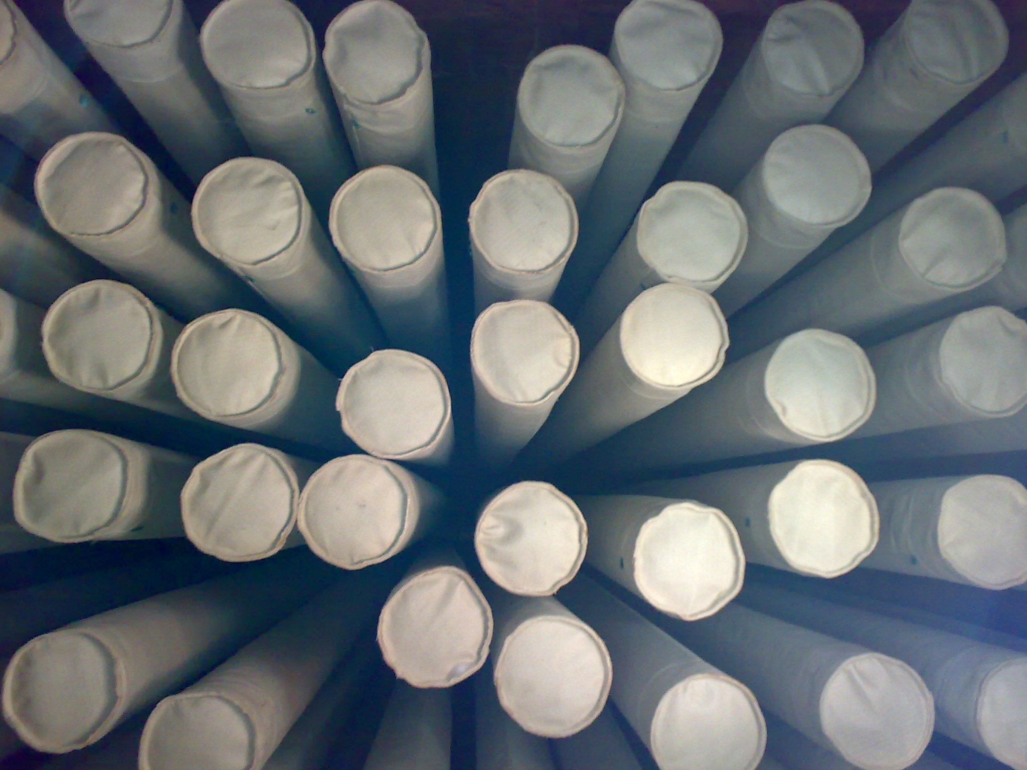 Industrial process equipment and filter media used in a regulated production environment