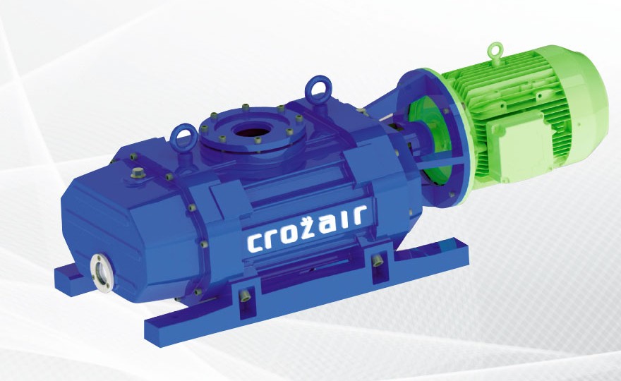 Twin lobe vacuum booster used for pharmaceutical and industrial process support